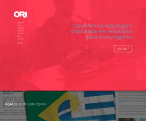 Agenciaori.com.br(Página Inicial) Screenshot