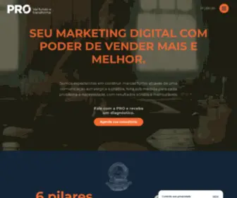 Agenciapro.com.br(Vai fundo e transforma) Screenshot