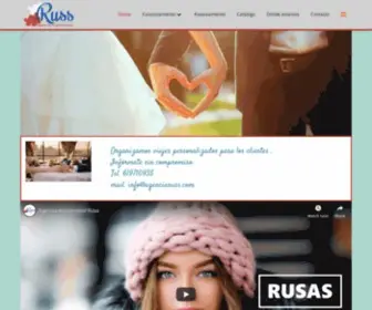 Agenciaruss.com(La megor Agencia de chicas rusas en España Agencia Russ. Ofrecemos conocer chicas del este) Screenshot