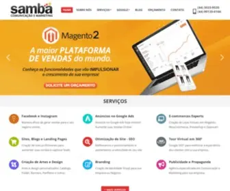Agenciasamba.com.br(Agência Samba) Screenshot