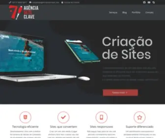 Agenciaseteclave.com(Agência Sete Clave) Screenshot