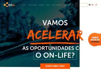 Agenciatriad.com.br(Agência Triad) Screenshot