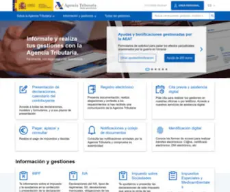 Agenciatributaria.gob.es(Agencia Tributaria) Screenshot