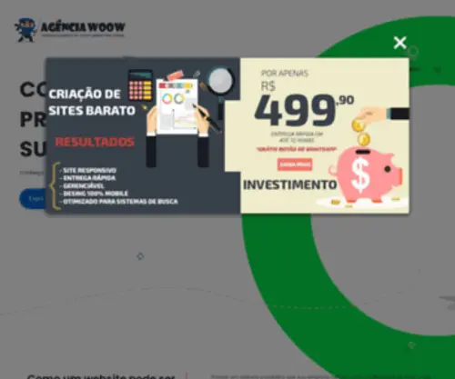 Agenciawoow.com.br(Somos uma agência especializada em) Screenshot