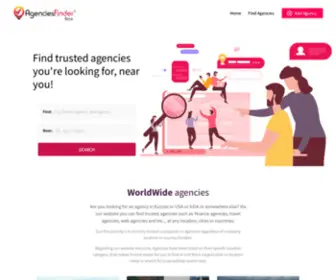 Agenciesfinder.com(Find trusted agencies) Screenshot