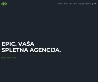 Agencijaepic.si(Predani strokovnjaki za digitalni marketing z enim ciljem) Screenshot