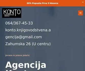 Agencijakonto.rs(Knjigovodstvena Agencija) Screenshot