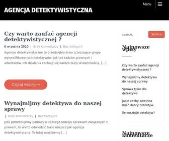 AgencJa-Detektywistyczna.com.pl(Agencja detektywistyczna) Screenshot