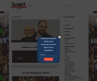 AgencJaluxart.com(Agencja Koncertowa Luxart) Screenshot