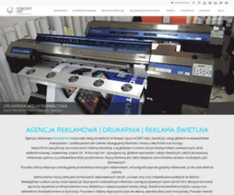 AgencJareklamowa.biz(KonceptART Agencja Reklamowa) Screenshot