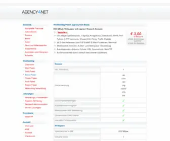 Agency4Net.de(Webspace) Screenshot