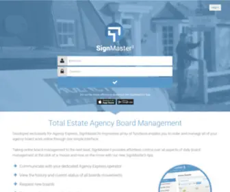 Agencyexpress.net(SignMaster 3) Screenshot