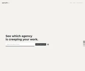 Agencyips.com(The easiest way to see which agency) Screenshot