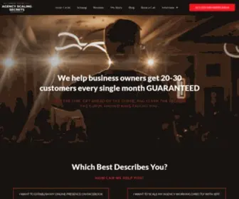 Agencyscalingsecrets.org(The Agency Scaling Store) Screenshot