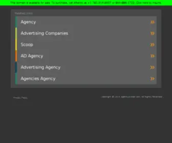 Agencyscoop.com(Forsale Lander) Screenshot