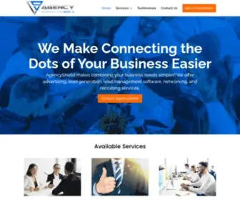 Agencyshield.com(Connecting Your Business) Screenshot