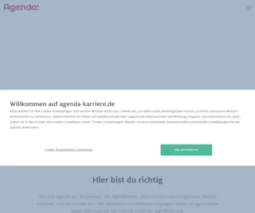 Agenda-Karriere.de(Karriere bei Agenda) Screenshot
