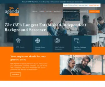 Agenda-Screening.co.uk(Employment Verification Checks) Screenshot