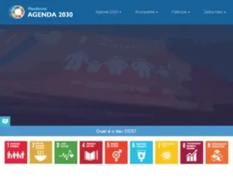 Agenda2030.com.br(Plataforma Agenda 2030) Screenshot