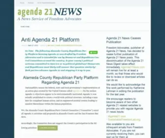 Agenda21News.com(Agenda 21 News) Screenshot