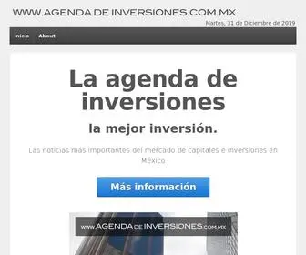 Agendadeinversiones.com.mx(Agenda de Inversiones) Screenshot