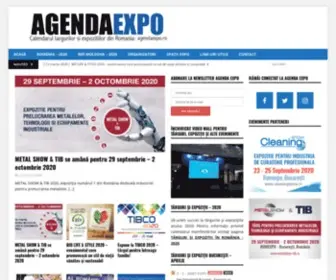 Agendaexpo.ro(AGENDA EXPO) Screenshot