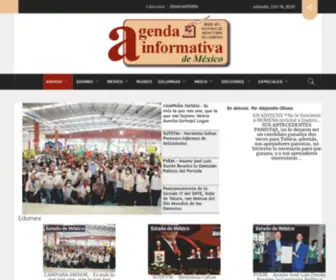 Agendainformativa.com.mx(De México) Screenshot