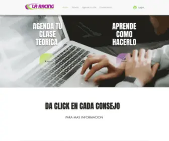 Agendamientolaracing.com(Agendamiento laracin) Screenshot