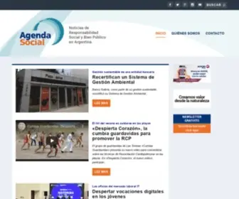 Agendasocialweb.com.ar(Agenda Social) Screenshot