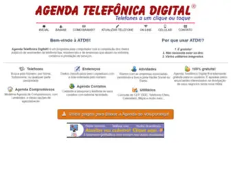 Agendatelefonicadigital.com.br(Agenda Telefônica Digital) Screenshot