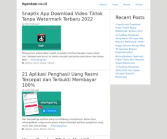 Agenkan.co.id(Situs Aplikasi dan Game Paling Update) Screenshot
