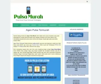 Agenpulsamurah.com(Agen Pulsa Murah All Operator) Screenshot