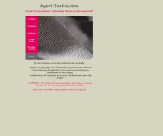 Agent-Textile.com(Tissus M1) Screenshot