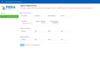 Agentappointmentmachine.com(PERA Appointments Registration) Screenshot