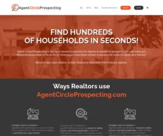 Agentcircleprospecting.com(Agent CIrcle Prospecting for Real Estate Agents) Screenshot