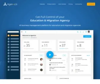 Agentcis.com(#1 Business Management Platform for Agencies Agentcis) Screenshot