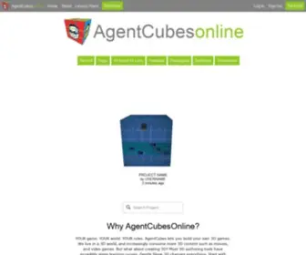 Agentcubesonline.com(Programming For Kids) Screenshot