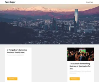 Agentdagger.com(A Washington Wizards Blog) Screenshot