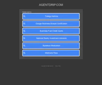 Agentdrip.com(Add more credibility to your site) Screenshot