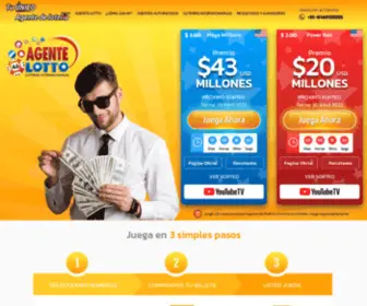 Agentelotto.com(Agente Lotto: Tu único agente de lotería en Perú) Screenshot