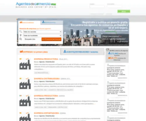 Agentesdecomercio.com(Agentesdecomercio) Screenshot