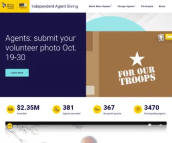 Agentgiving.com(Independent Agent Giving) Screenshot