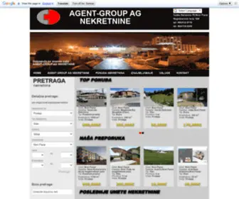 Agentgroupnekretnine.com(Prodaja nekretnina Novi Pazar) Screenshot