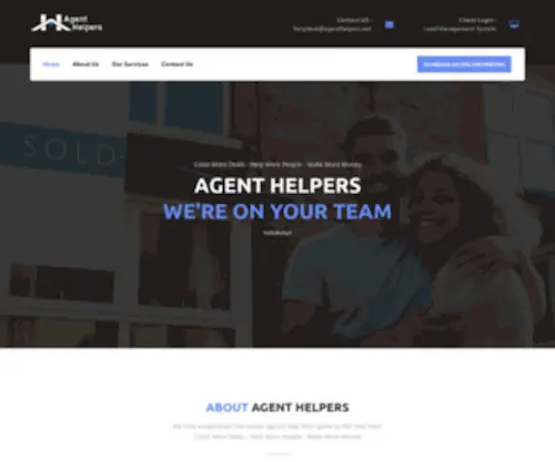 Agenthelpers.net(Agent Helpers) Screenshot