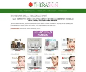 Agentheraskin.com(DISTRIBUTOR CREAM KECANTIKAN BPOM) Screenshot