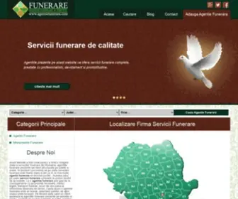 Agentiefunerara.com(Agentie Funerara) Screenshot