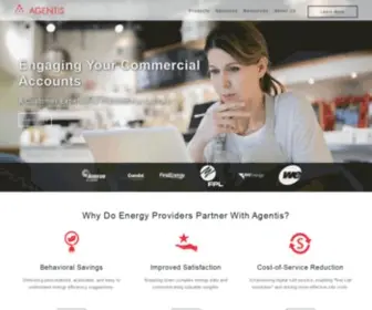 Agentisenergy.com(Agentis Customer Engagement Platform) Screenshot