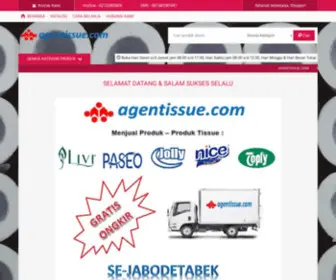 Agentissue.com(Agen Tissue dan Distributor Tissue Jabodetabek) Screenshot