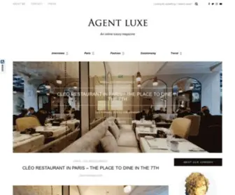 Agentluxe.com(Agent Luxe) Screenshot