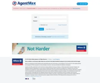 Agentmaxonline.com(AgentMax Online) Screenshot